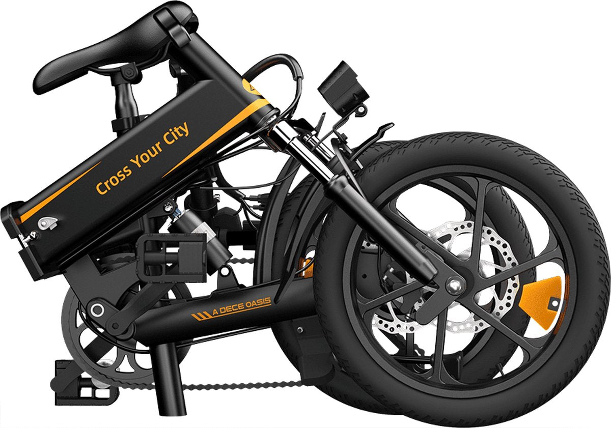 ADO A16 XE - E Bike Elektrische Vouwfiets 16 Inch Max 25km/h 250W 7.Ah Accu 7 versnellingen